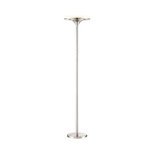 Load image into Gallery viewer, U.H.O. LED Floor Lamps in Brushed Nickel.