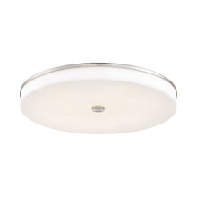 Load image into Gallery viewer, U.H.O. LED Flush Mount Ceiling Light in Brushed Nickel.