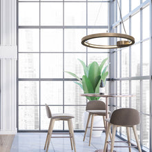 Load image into Gallery viewer, Boks Ring LED Pendant Light in living room.