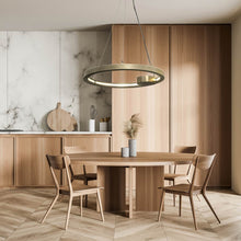 Load image into Gallery viewer, Boks Ring LED Pendant Light in kitchen.