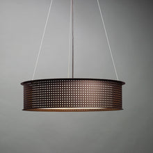 Load image into Gallery viewer, Clarus Drum LED Pendant Light in Detail.