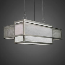 Load image into Gallery viewer, Duo LED Linear Pendant Light in Detail.