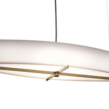 Load image into Gallery viewer, Ellipse Linear LED Pendant Light in Detail.