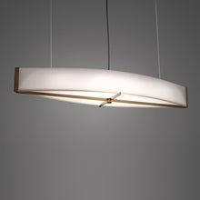 Load image into Gallery viewer, Ellipse Linear LED Pendant Light in Detail.