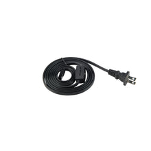 Load image into Gallery viewer, Puck Under-Cabinet LED Puck Light Power Cord in Black.