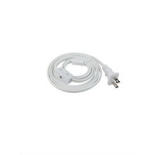 Load image into Gallery viewer, Puck Under-Cabinet LED Puck Light Power Cord in White.