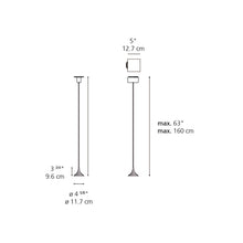 Load image into Gallery viewer, Unterlinden LED Pendant Light - line drawing.