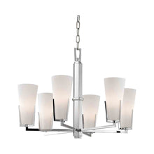 Load image into Gallery viewer, Upton Chandelier in 6-Light/Polished Chrome.