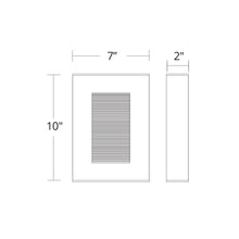 Load image into Gallery viewer, Urban LED Wall Light - line drawing.