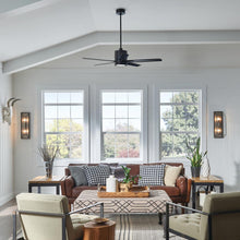 Load image into Gallery viewer, Vail LED Ceiling Fan in living room.