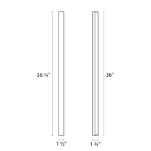 Load image into Gallery viewer, Vanity™ Slim 24" LED Bath Vanity Wall Light - line drawing.