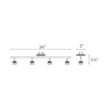 Load image into Gallery viewer, Vector LED Fixed Rail Light - line drawing.
