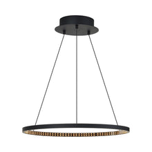 Load image into Gallery viewer, Vellavi LED Chandelier in Black.