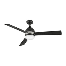Load image into Gallery viewer, Verge LED Ceiling Fan in Matte Black.