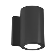 Load image into Gallery viewer, Vessel Outdoor LED Up and Down Wall Light in 1-Light/Black.