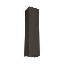 Load image into Gallery viewer, Vex Large Outdoor LED Wall Light in 20-Inch/Bronze.