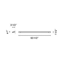 Load image into Gallery viewer, Millenium Bath Wall Light - line drawing.