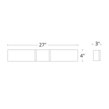 Load image into Gallery viewer, Vigo LED Bath Vanity Light - line drawing.