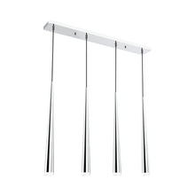 Load image into Gallery viewer, P0417 LED Linear Pendant Light in Chrome.