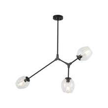 Load image into Gallery viewer, P2069 Linear Pendant Light in Black (3-Light).