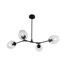 Load image into Gallery viewer, P2069 Linear Pendant Light in Black (4-Light).