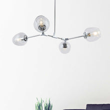 Load image into Gallery viewer, P2069 Linear Pendant Light in living room.
