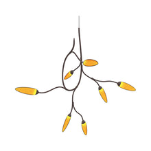 Load image into Gallery viewer, Vines™ LED Pendant Light in Coffee Bronze (7-Light).