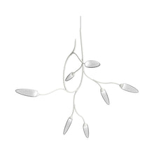 Load image into Gallery viewer, Vines™ LED Pendant Light in Satin White (7-Light).