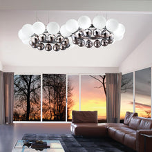 Load image into Gallery viewer, 24Pearls Chandelier in living room.
