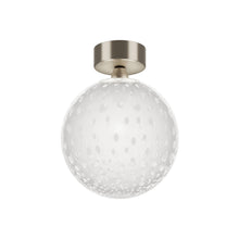 Load image into Gallery viewer, Bolle Semi Flush Mount Ceiling Light in White Bubbles (G9/LED).