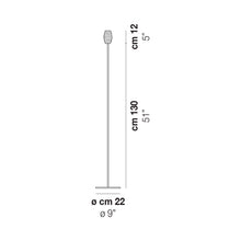 Load image into Gallery viewer, Damasco Floor Lamp - line drawing.
