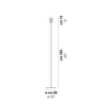 Load image into Gallery viewer, Damasco Floor Lamp - line drawing.