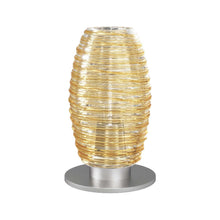 Load image into Gallery viewer, Damasco Table Lamp in Crystal Amber (Medium).