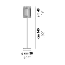 Load image into Gallery viewer, Diadema Floor Lamp - line drawing.