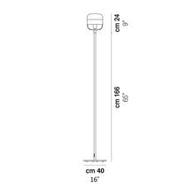 Load image into Gallery viewer, Futura Floor Lamp - line drawing.