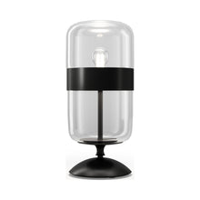 Load image into Gallery viewer, Futura Table Lamp in Crystal Black (Large).