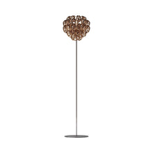 Load image into Gallery viewer, Giogali Floor Lamp in Glossy Chrome/Crystal Copper.