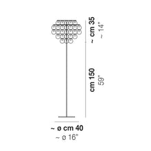 Load image into Gallery viewer, Giogali Floor Lamp - line drawing.
