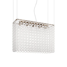 Load image into Gallery viewer, Giogali Rectangular Pendant Light in White/Matt Bronze (Large).