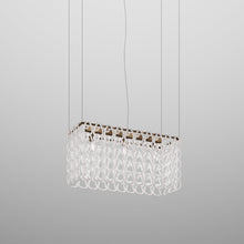 Load image into Gallery viewer, Giogali Rectangular Pendant Light in Detail.