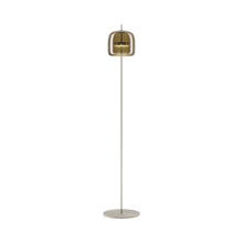 Load image into Gallery viewer, Jube LED Floor Lamp in Matt Steel/Burned Earth Transparent.