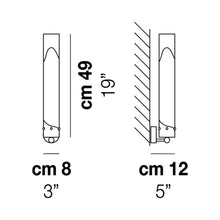 Load image into Gallery viewer, Lio Wall Light - line drawing.