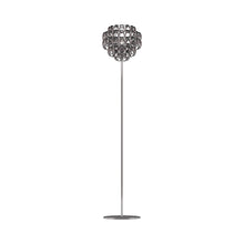 Load image into Gallery viewer, Minigiogali Floor Lamp in Crystal Black Nickel/Glossy Chrome.