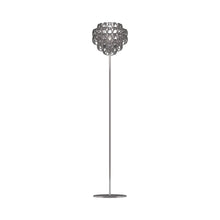Load image into Gallery viewer, Minigiogali Floor Lamp in Crystal Smoky/Glossy Chrome.