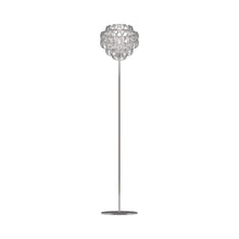 Load image into Gallery viewer, Minigiogali Floor Lamp in Crystal Transparent/Glossy Chrome.