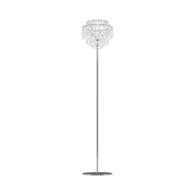 Load image into Gallery viewer, Minigiogali Floor Lamp in White/Glossy Chrome.