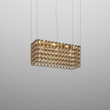 Load image into Gallery viewer, Minigiogali Rectangular Pendant Light in Detail.