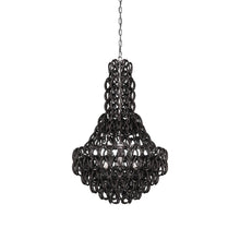 Load image into Gallery viewer, Minigiogali SP CLA Chandelier in Black/Glossy Chrome.
