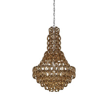 Load image into Gallery viewer, Minigiogali SP CLA Chandelier in Crystal Gold/Glossy Chrome.