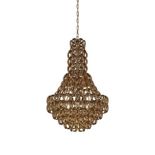 Load image into Gallery viewer, Minigiogali SP CLA Chandelier in Crystal Gold/Matt Bronze.